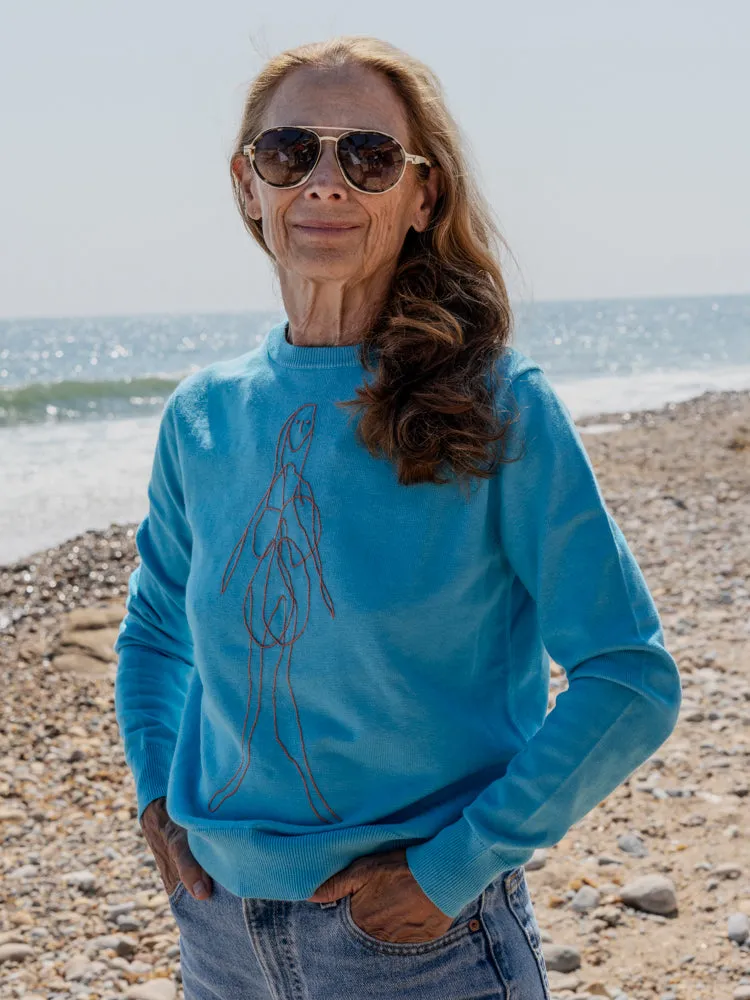 Lax Woman Crewneck sold by Lingua Franca NYC