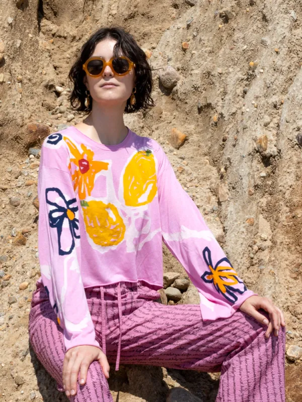 Reina Crewneck made by Lingua Franca NYC