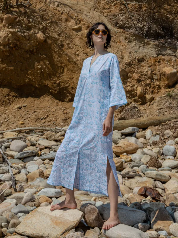 Petra Caftan sold by Lingua Franca NYC