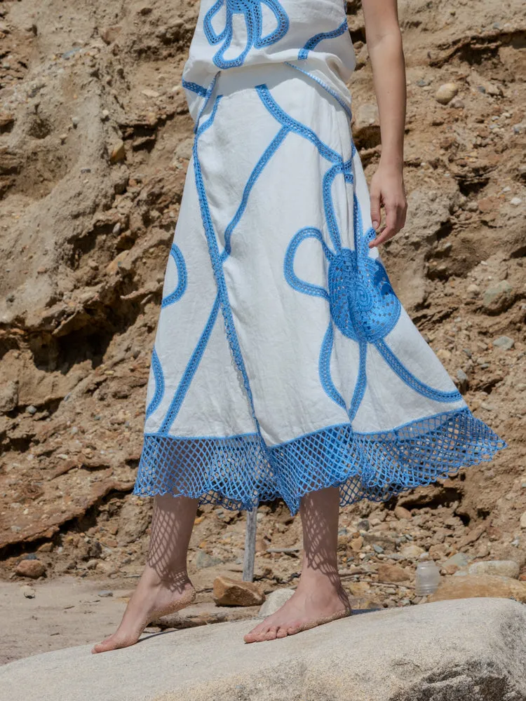 Kampos Wrap Skirt sold by Lingua Franca NYC product image thumbnail 4