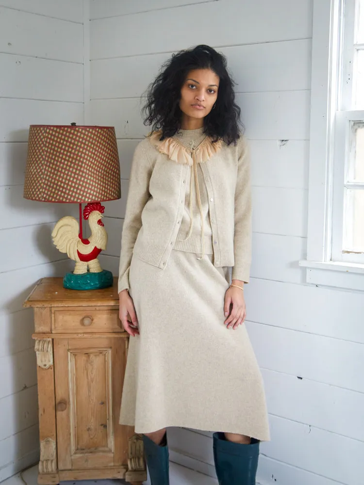 Brushed Wool Cardigan sold by Lingua Franca NYC product image thumbnail 4