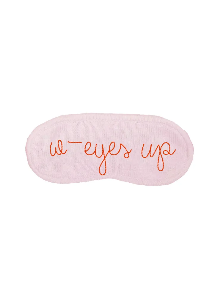 "w-eyes up" Eye Mask sold by Lingua Franca NYC product image thumbnail 3