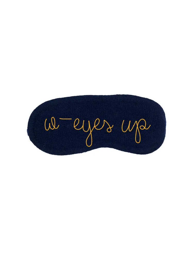 "w-eyes up" Eye Mask sold by Lingua Franca NYC product image thumbnail 5