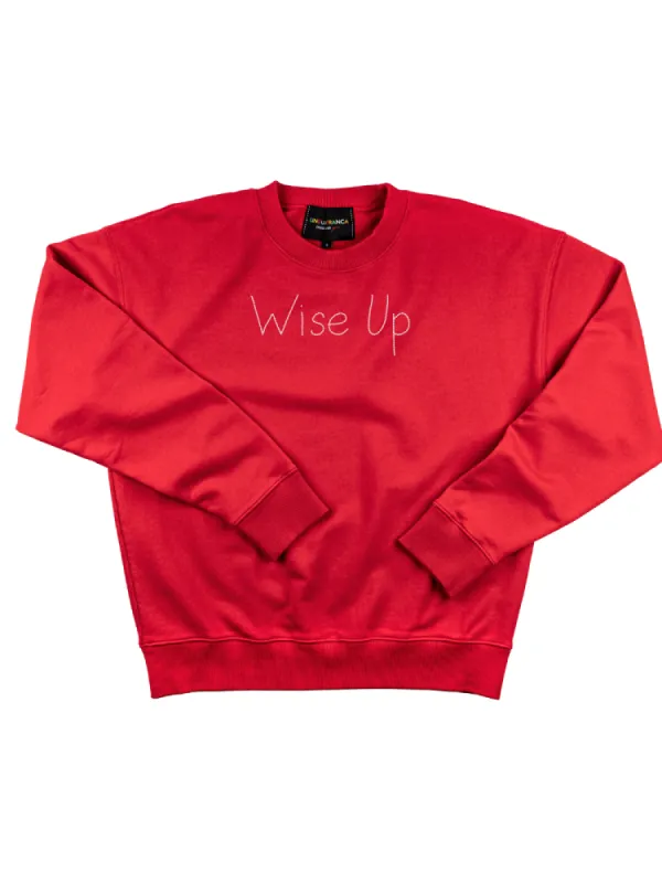"Wise Up" Women's Sweatshirt sold by Lingua Franca NYC