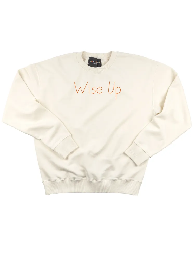"Wise Up" Women's Sweatshirt sold by Lingua Franca NYC product image thumbnail 5