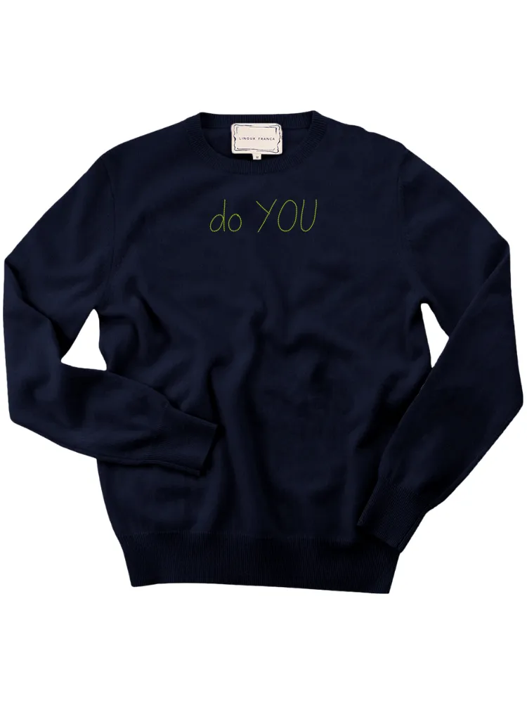 "do YOU" Men's Crewneck sold by Lingua Franca NYC