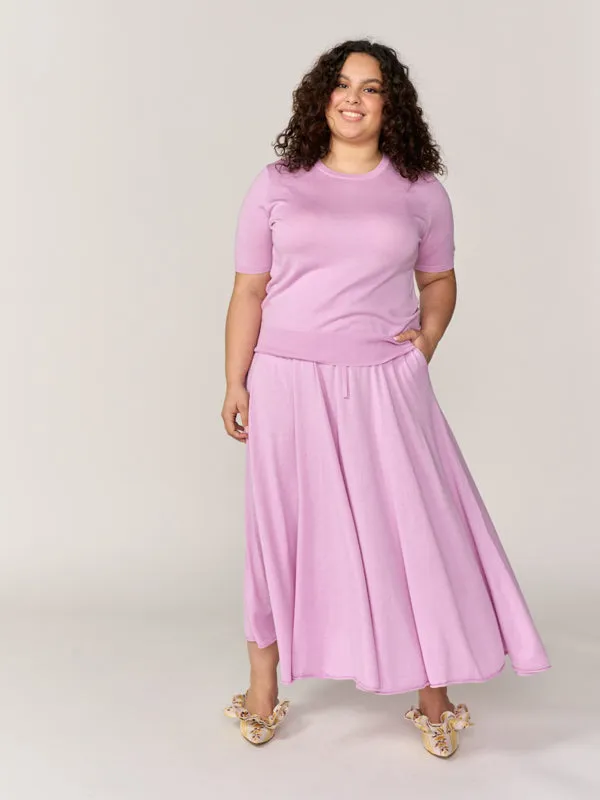 Silk Cashmere Short Sleeve sold by Lingua Franca NYC