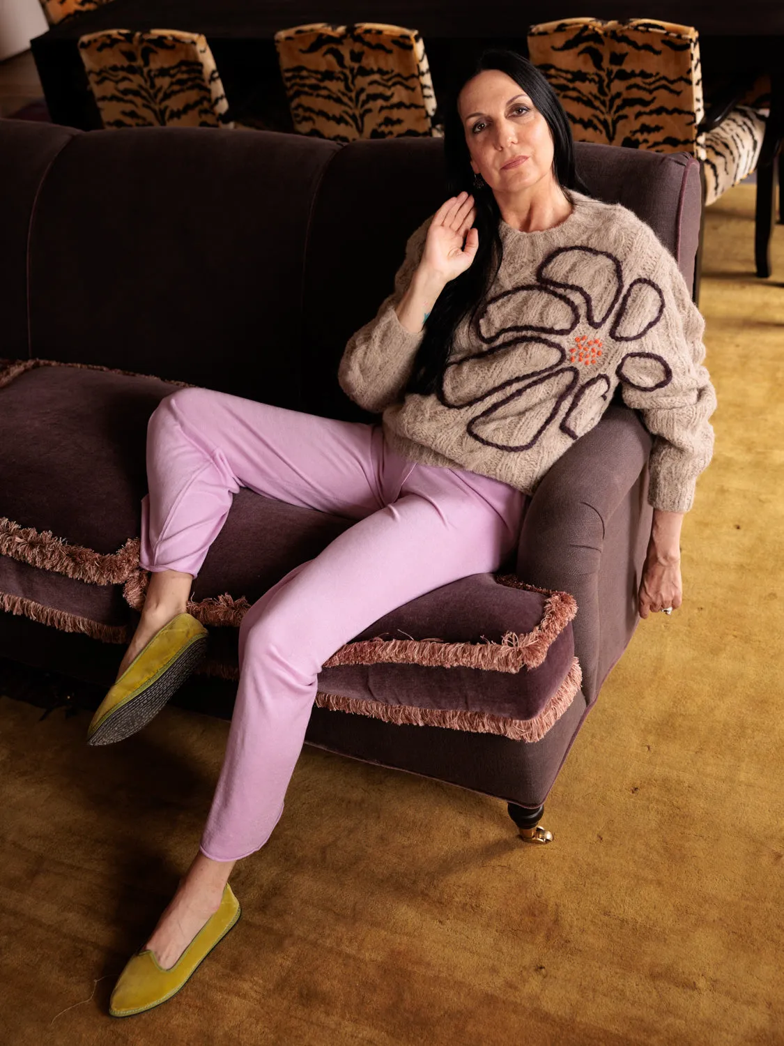 Silk Cashmere Pants sold by Lingua Franca NYC product image thumbnail 2