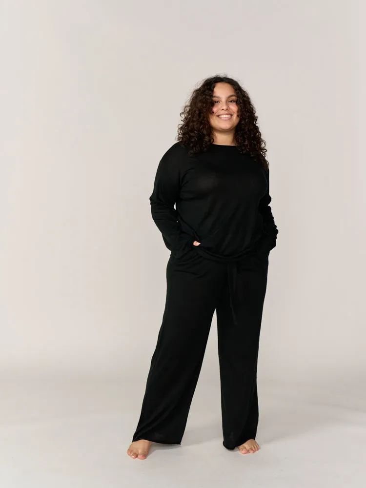 Silk Cashmere Pants sold by Lingua Franca NYC product image thumbnail 5