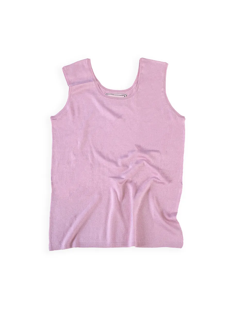 Silk Cashmere Tank sold by Lingua Franca NYC product image thumbnail 2