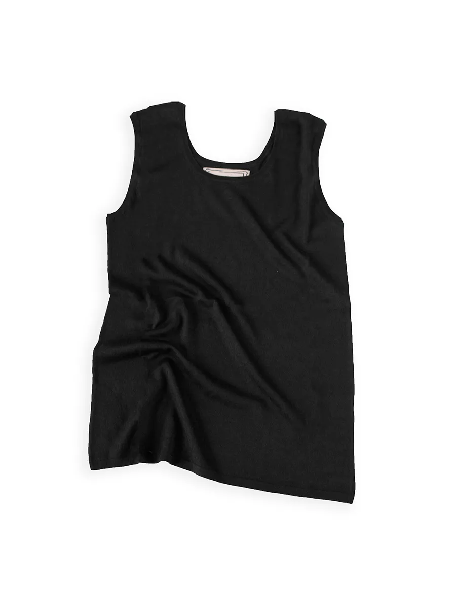 Silk Cashmere Tank sold by Lingua Franca NYC product image thumbnail 4