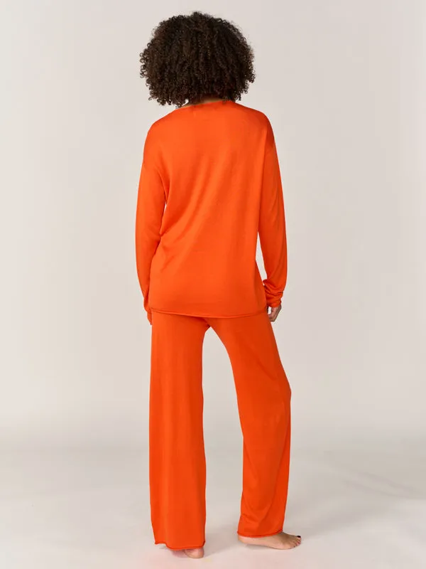 Silk Cashmere Pullover sold by Lingua Franca NYC product image thumbnail 3