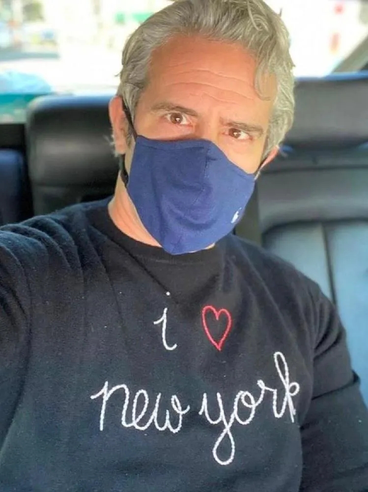 "i heart new york" Men's Crewneck sold by Lingua Franca NYC