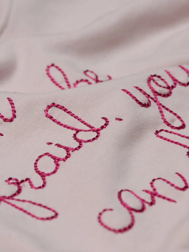 "don't be afraid you can do anything" Men's Sweatshirt sold by Lingua Franca NYC product image thumbnail 2