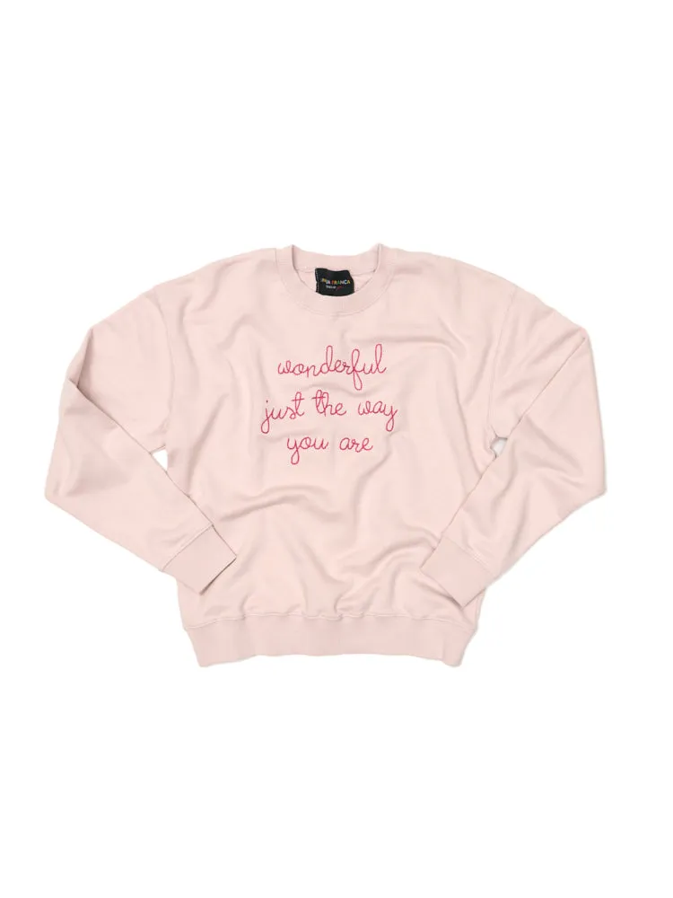 "wonderful just the way you are" Men's Sweatshirt sold by Lingua Franca NYC