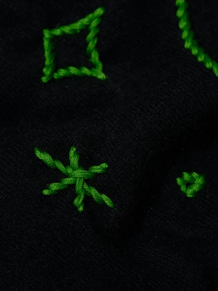 moon and stars Women's Crewneck sold by Lingua Franca NYC product image thumbnail 5