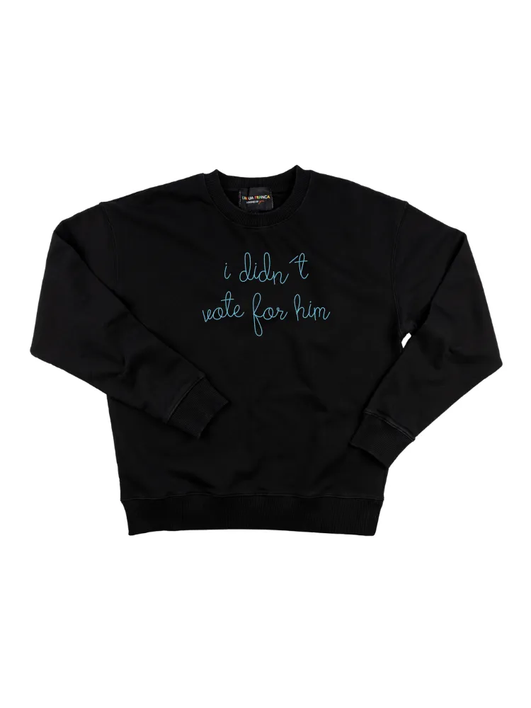 "i didn't vote for him" Men's Sweatshirt sold by Lingua Franca NYC product image thumbnail 3