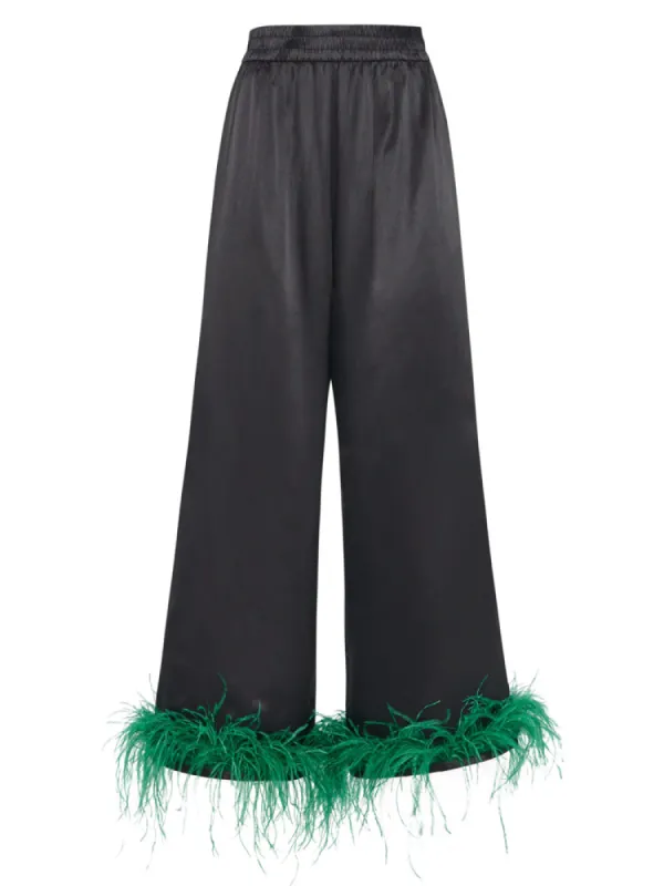 Wicked Edition Feather Pant made by Lingua Franca NYC
