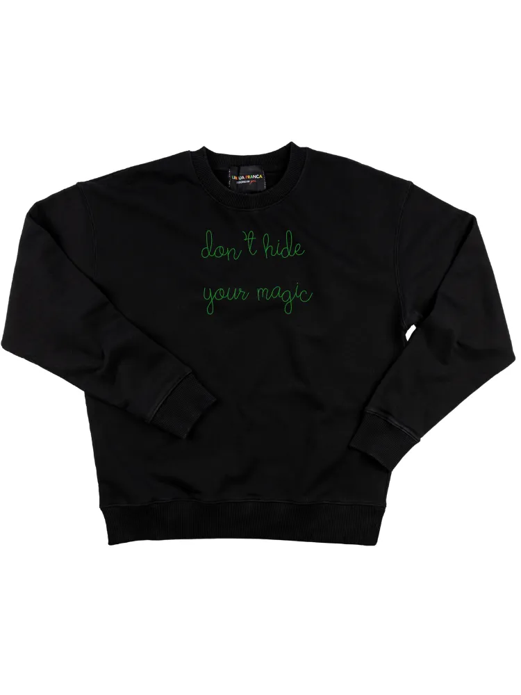 "don't hide your magic" Men's Sweatshirt sold by Lingua Franca NYC product image thumbnail 4