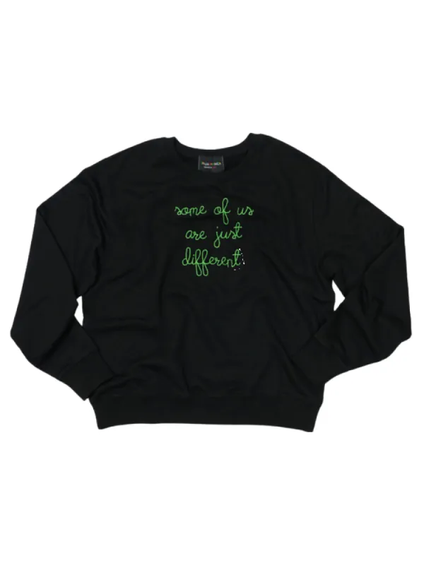 "some of us are just different" Men's Sweatshirt made by Lingua Franca NYC