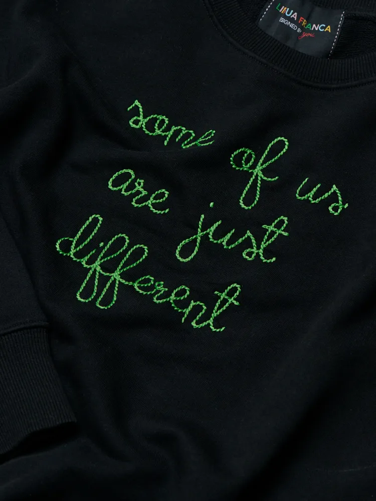 "some of us are just different" Women's Sweatshirt sold by Lingua Franca NYC product image thumbnail 4