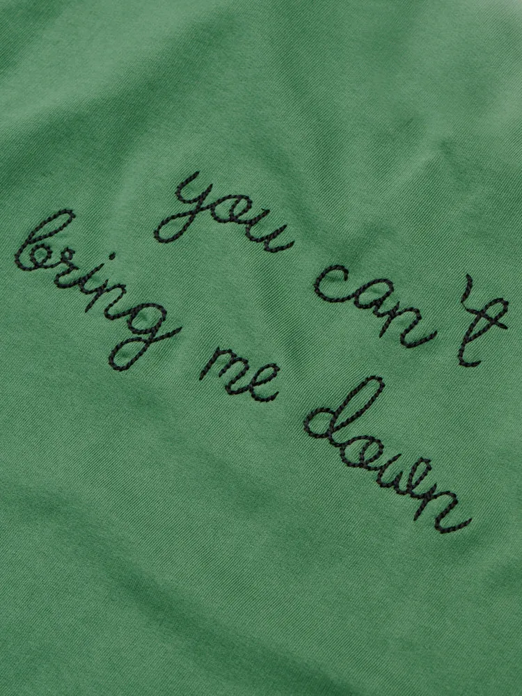 "you can't bring me down" Women's Sweatshirt sold by Lingua Franca NYC product image thumbnail 3