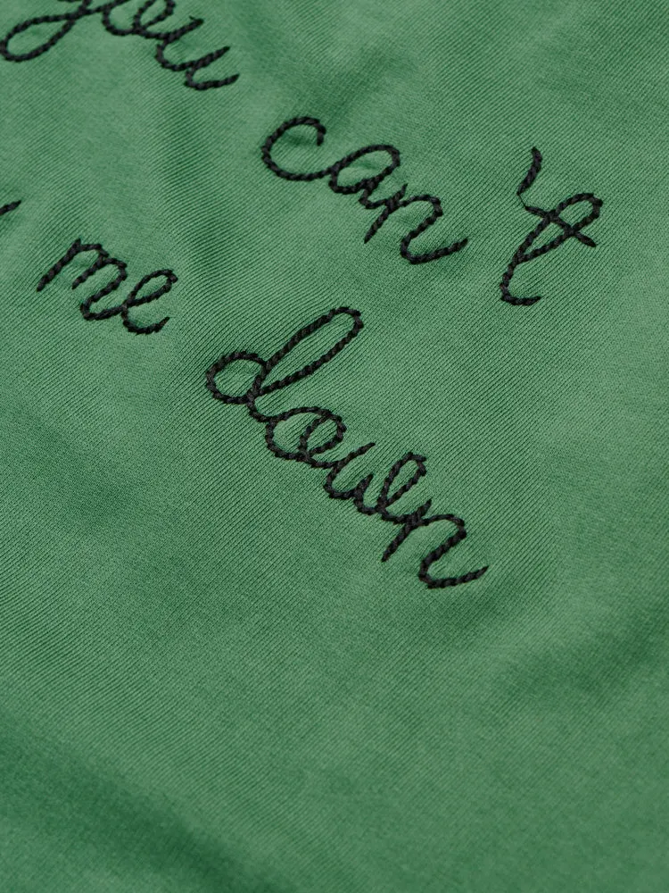 "you can't bring me down" Women's Sweatshirt sold by Lingua Franca NYC product image thumbnail 2