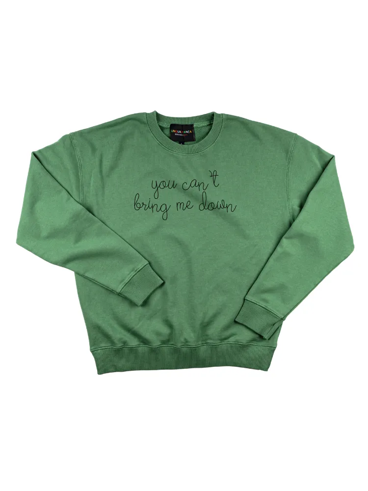"you can't bring me down" Women's Sweatshirt sold by Lingua Franca NYC