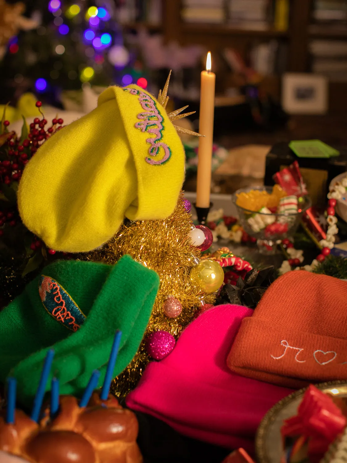 Holiday Lovers Beanie sold by Lingua Franca NYC product image thumbnail 2