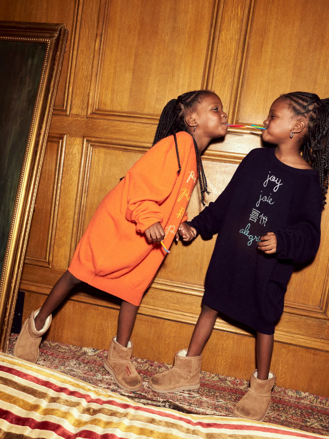 Holiday Joy Crewneck sold by Lingua Franca NYC product image thumbnail 2