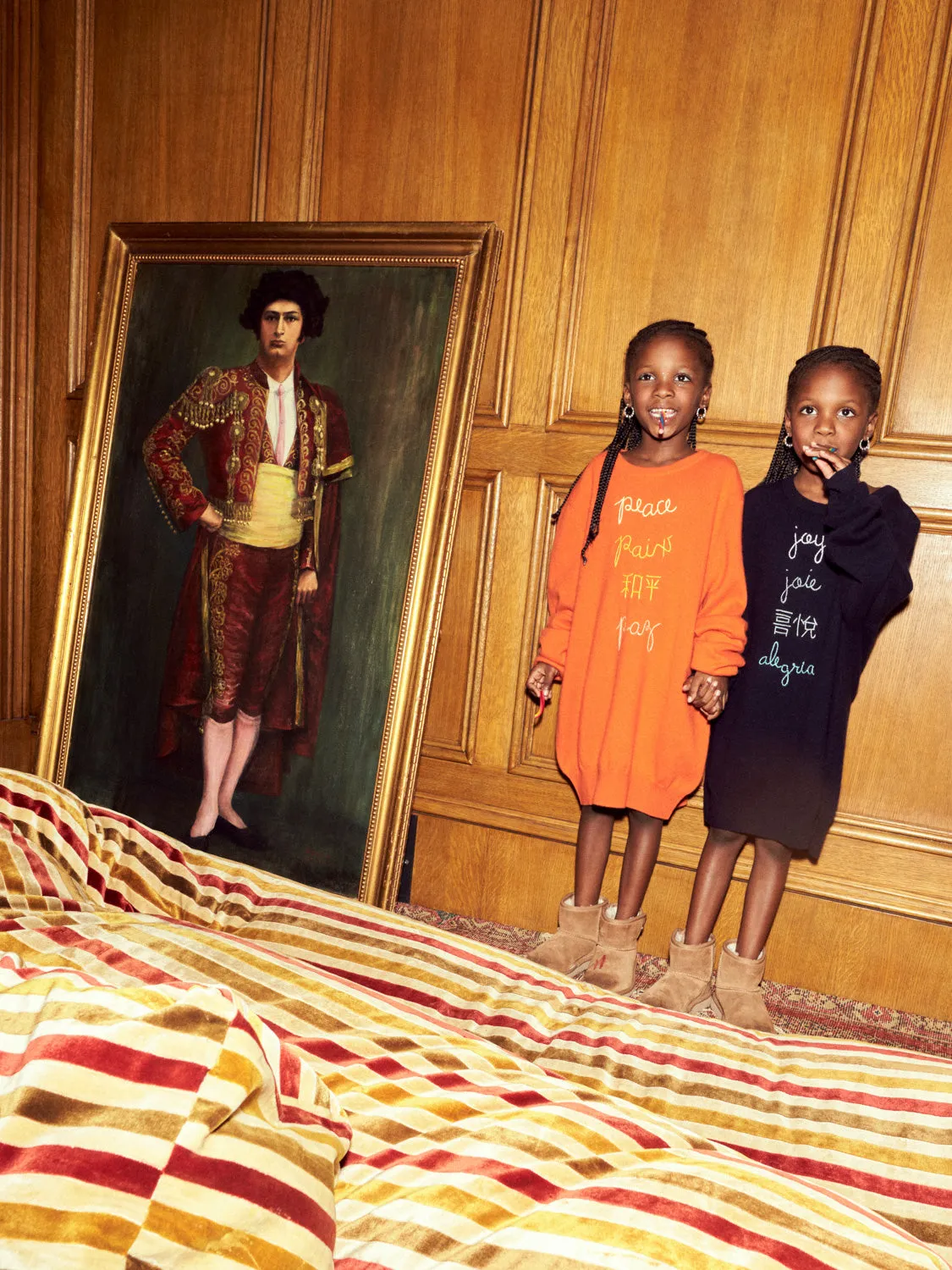 Holiday Peace Crewneck sold by Lingua Franca NYC