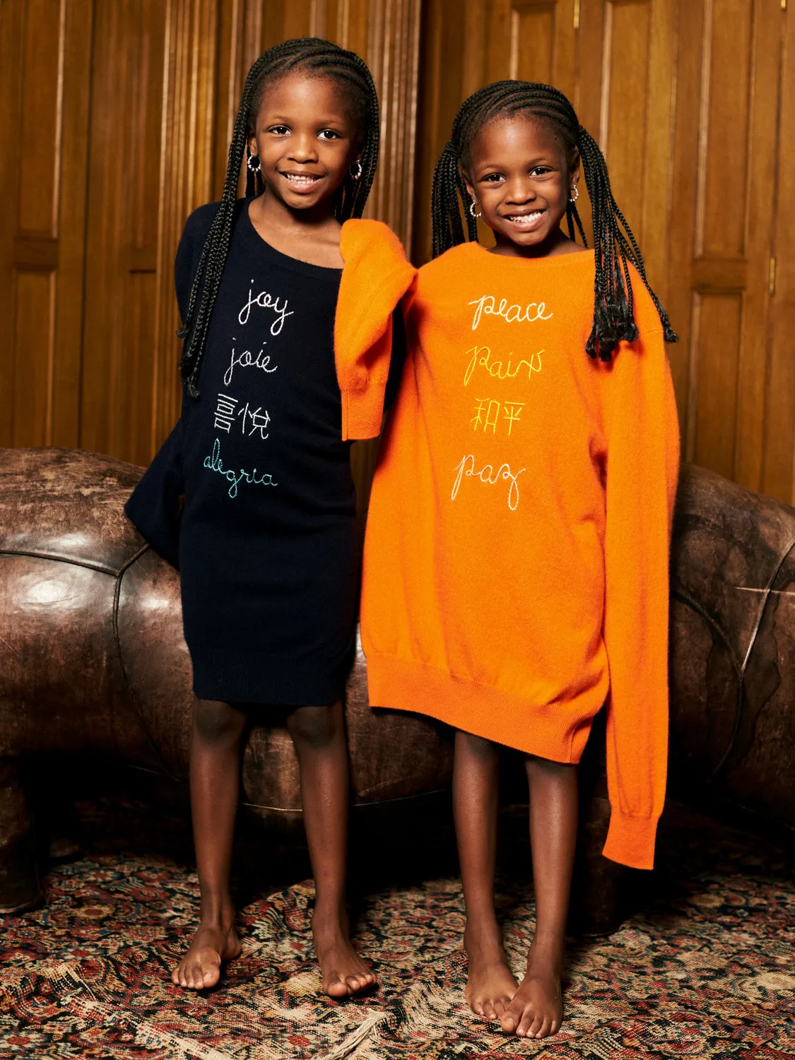 Holiday Peace Crewneck sold by Lingua Franca NYC product image thumbnail 3