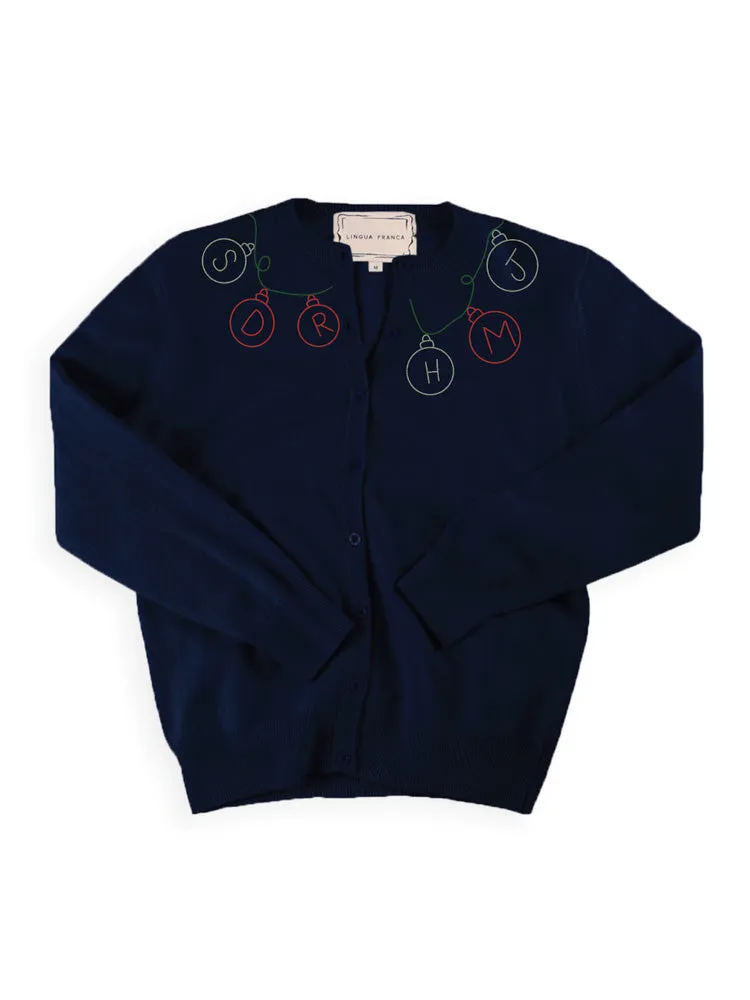 Ornaments Cardigan sold by Lingua Franca NYC product image thumbnail 3