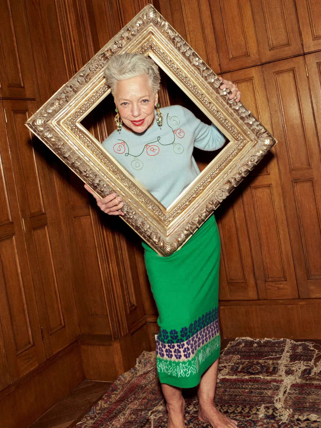 String Ornaments Crewneck sold by Lingua Franca NYC product image thumbnail 4