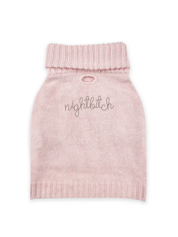 "nightbitch" Dog Sweater sold by Lingua Franca NYC product image thumbnail 2