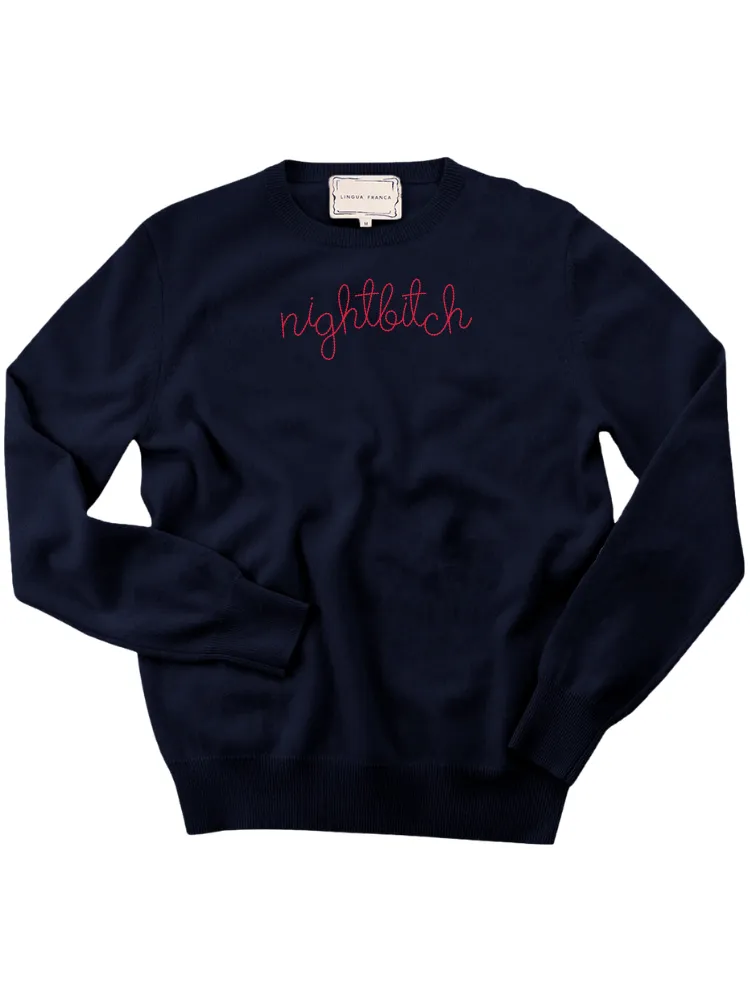 "nightbitch" Women's Crewneck sold by Lingua Franca NYC