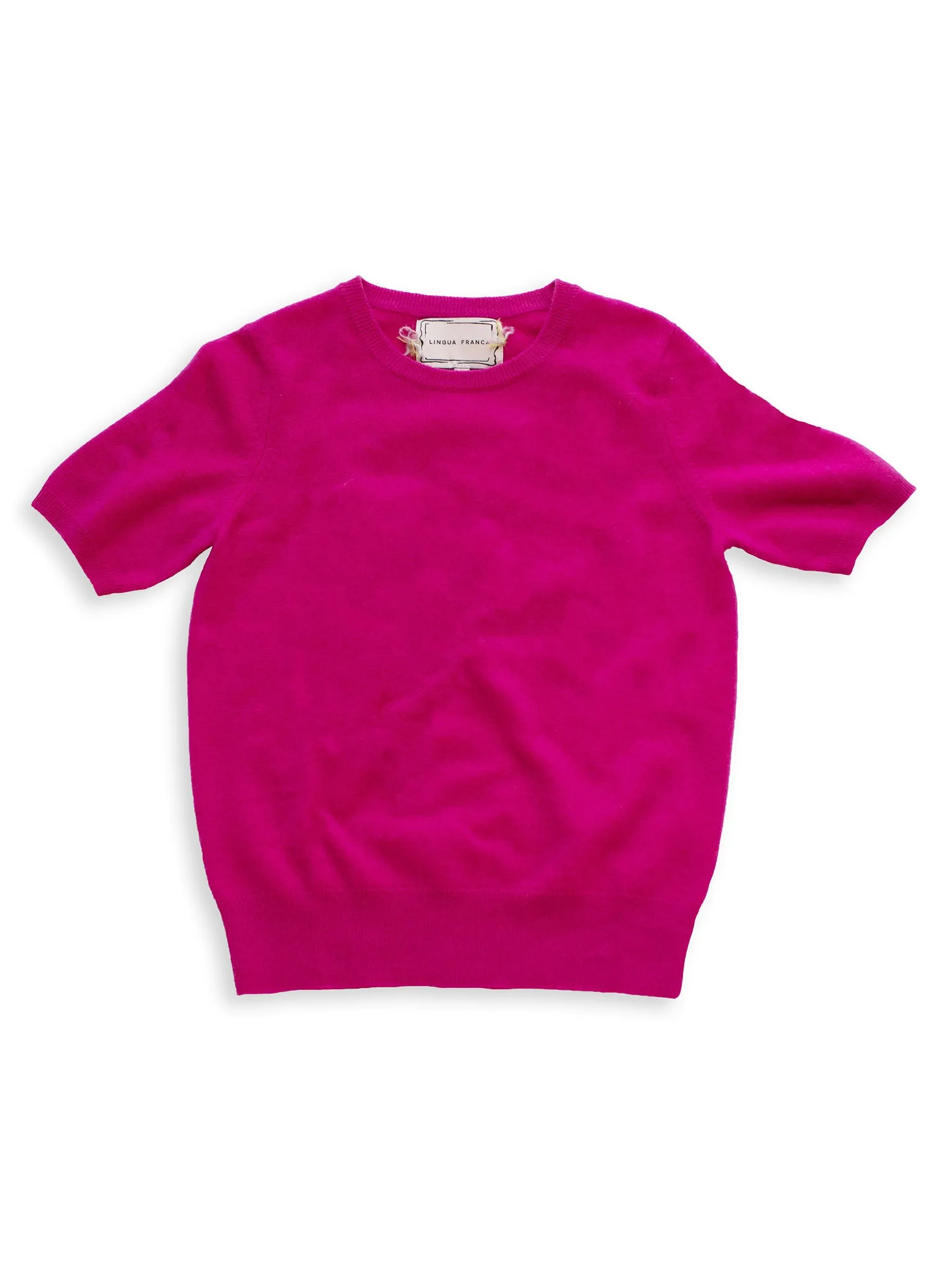 Short Sleeve Sweater, Sans Stitching sold by Lingua Franca NYC product image thumbnail 2