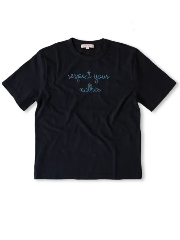 "respect your mother" T-Shirt sold by Lingua Franca NYC