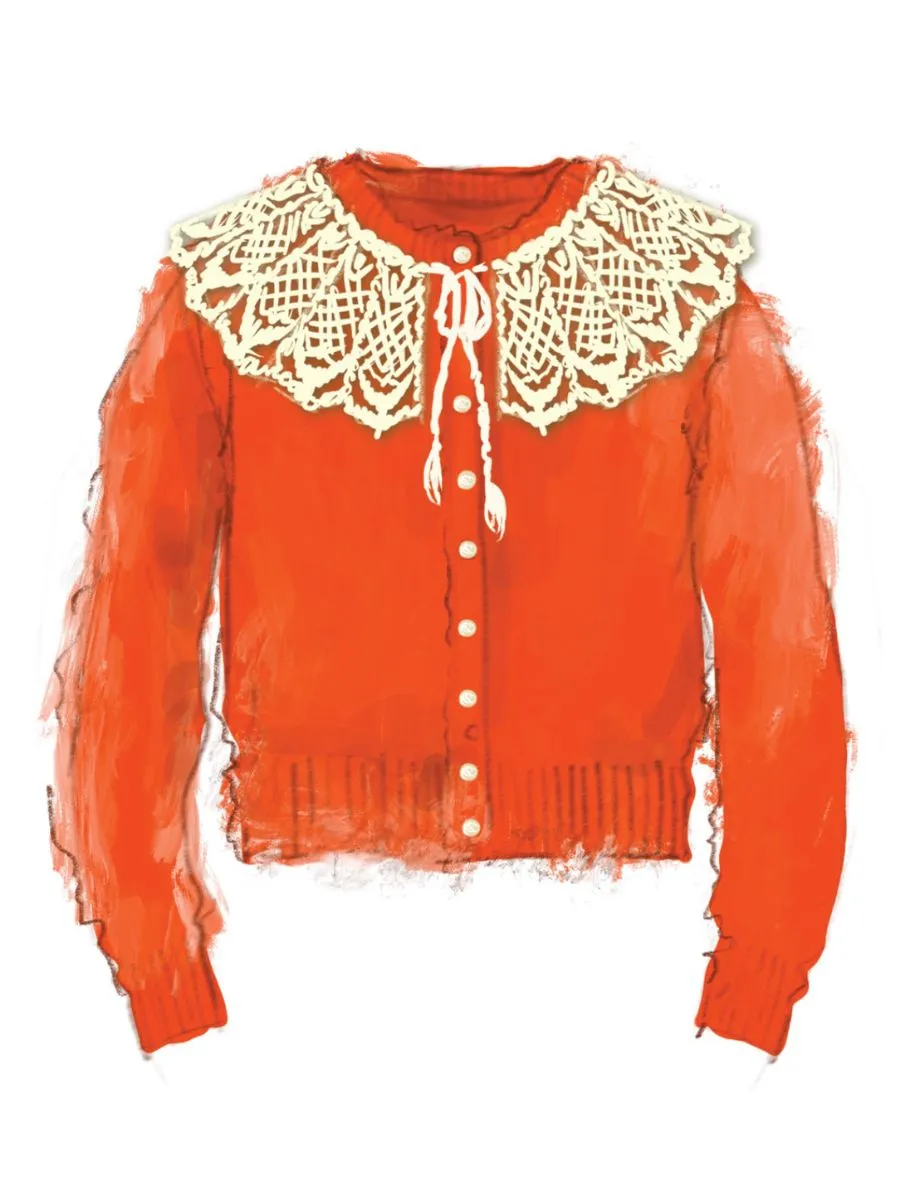 Brushed Cardigan sold by Lingua Franca NYC product image thumbnail 2