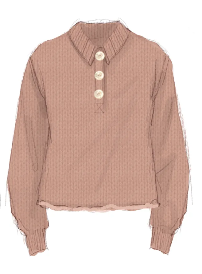 Cotton Silk Polo sold by Lingua Franca NYC product image thumbnail 2