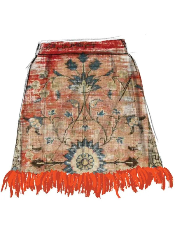 Tapestry Skirt sold by Lingua Franca NYC