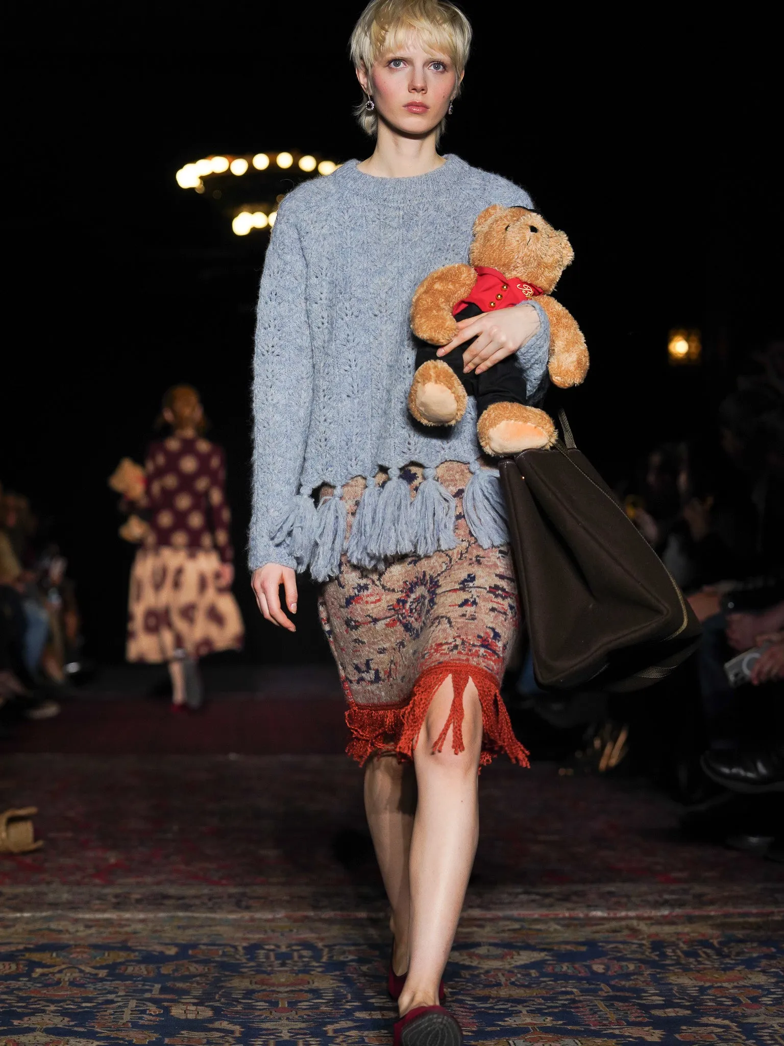 Tapestry Skirt sold by Lingua Franca NYC product image thumbnail 2