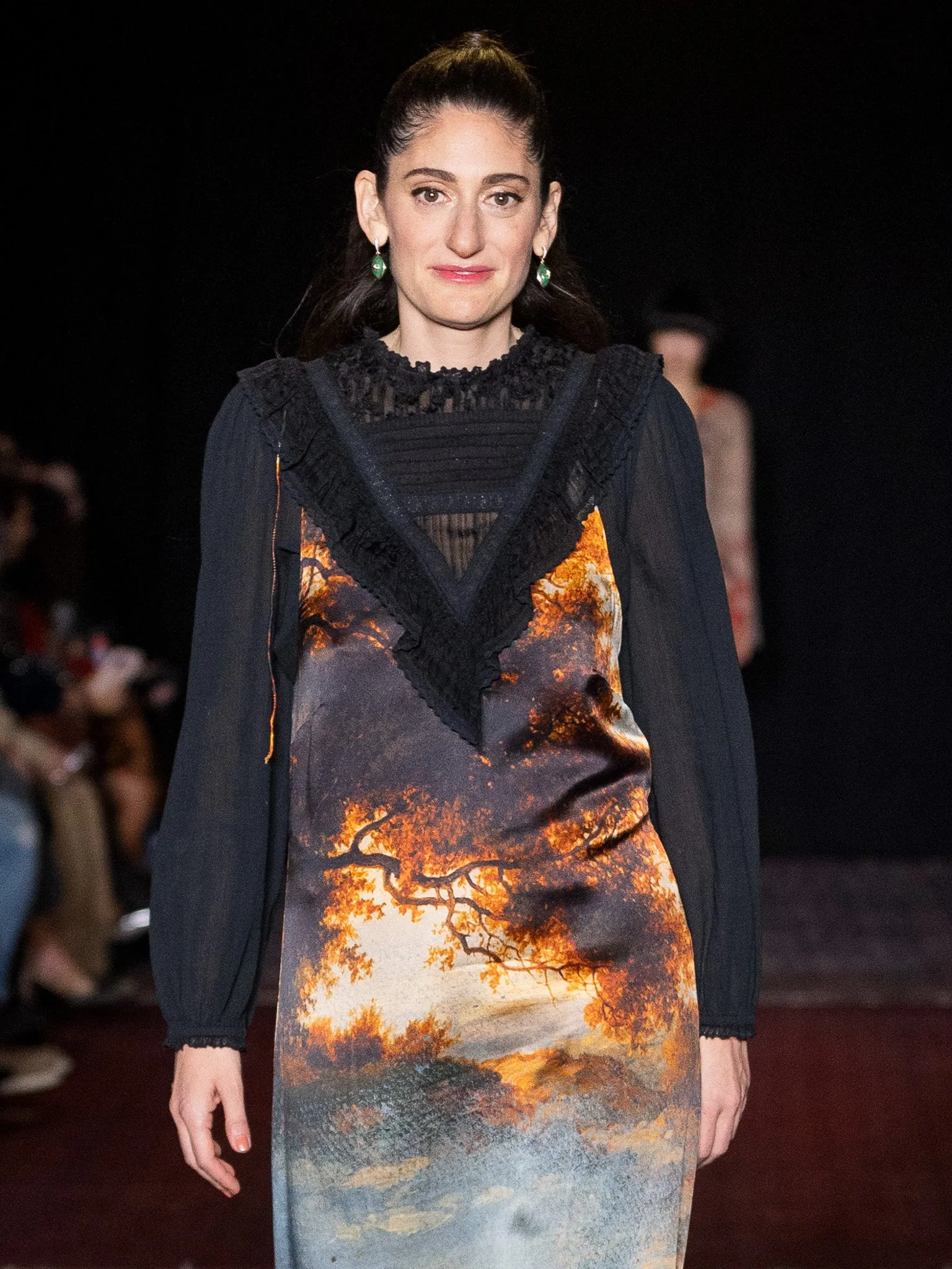 Patchwork Lace Shirt sold by Lingua Franca NYC