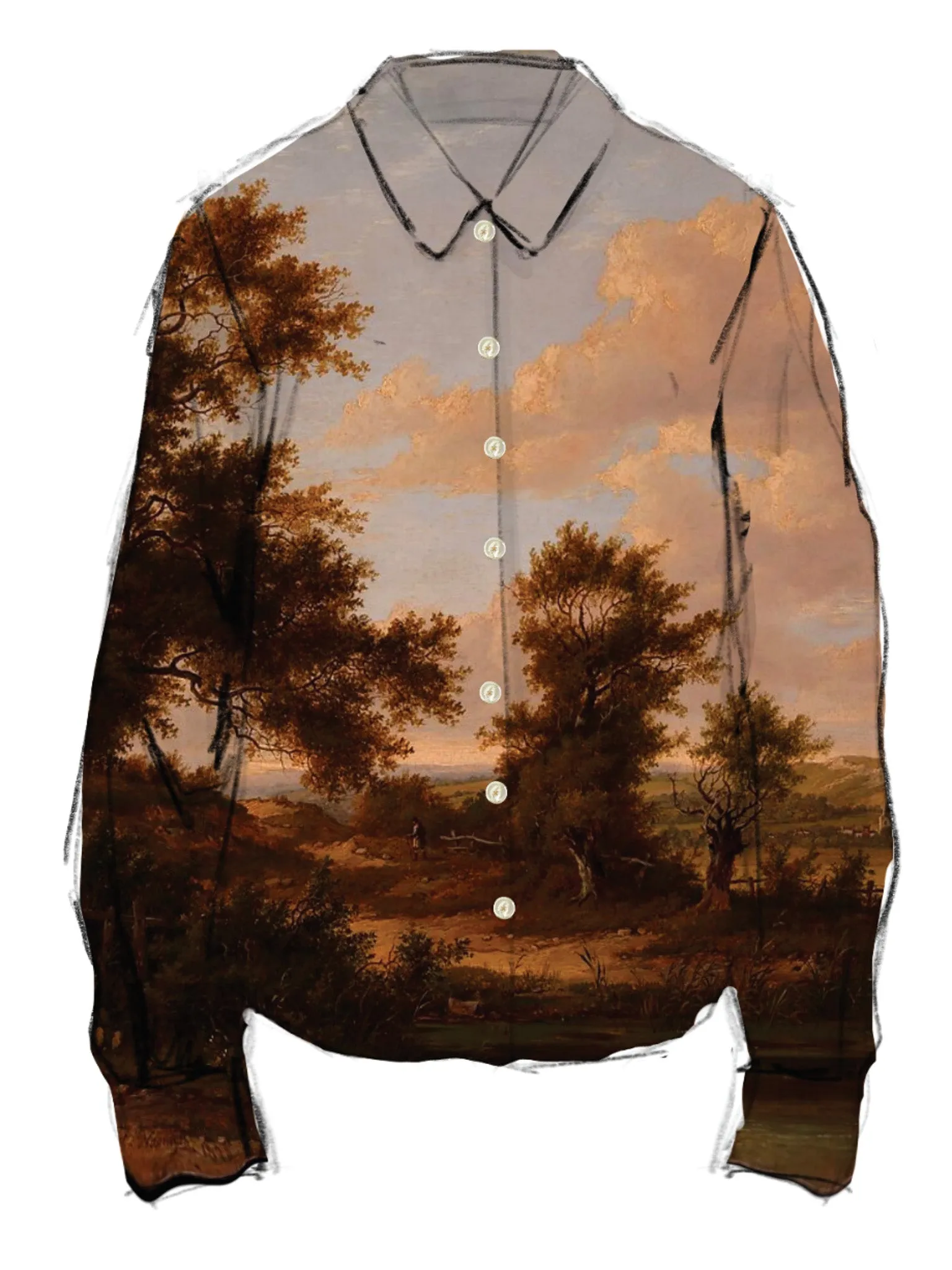 Dee Shirt sold by Lingua Franca NYC product image thumbnail 3