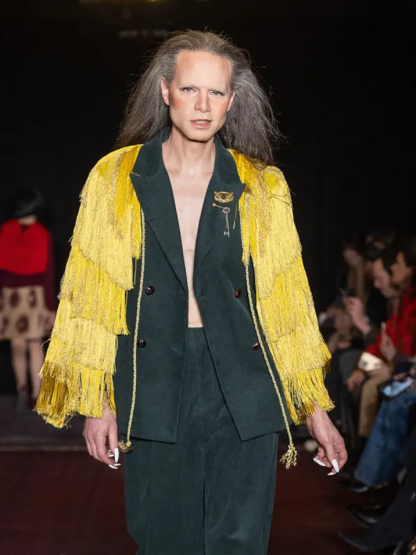 Jordan Blazer made by Lingua Franca NYC