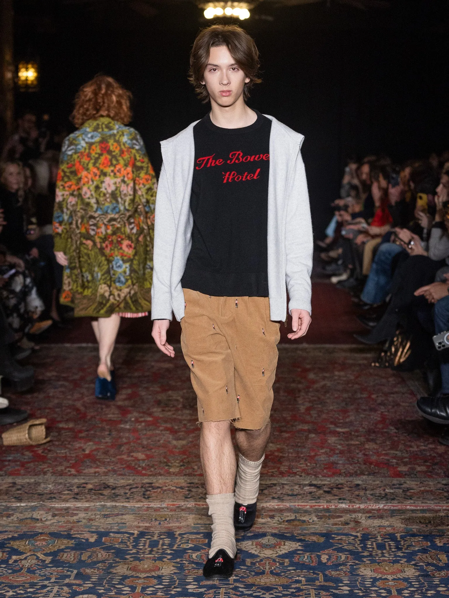 Bowery Cashmere Hoodie sold by Lingua Franca NYC product image thumbnail 2