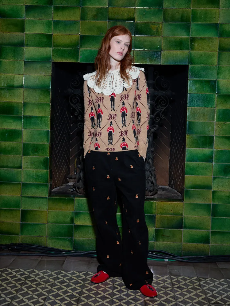 Bowery Bear Corduroy Pant sold by Lingua Franca NYC product image thumbnail 3