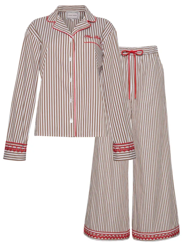 Bowery Cotton PJ made by Lingua Franca NYC
