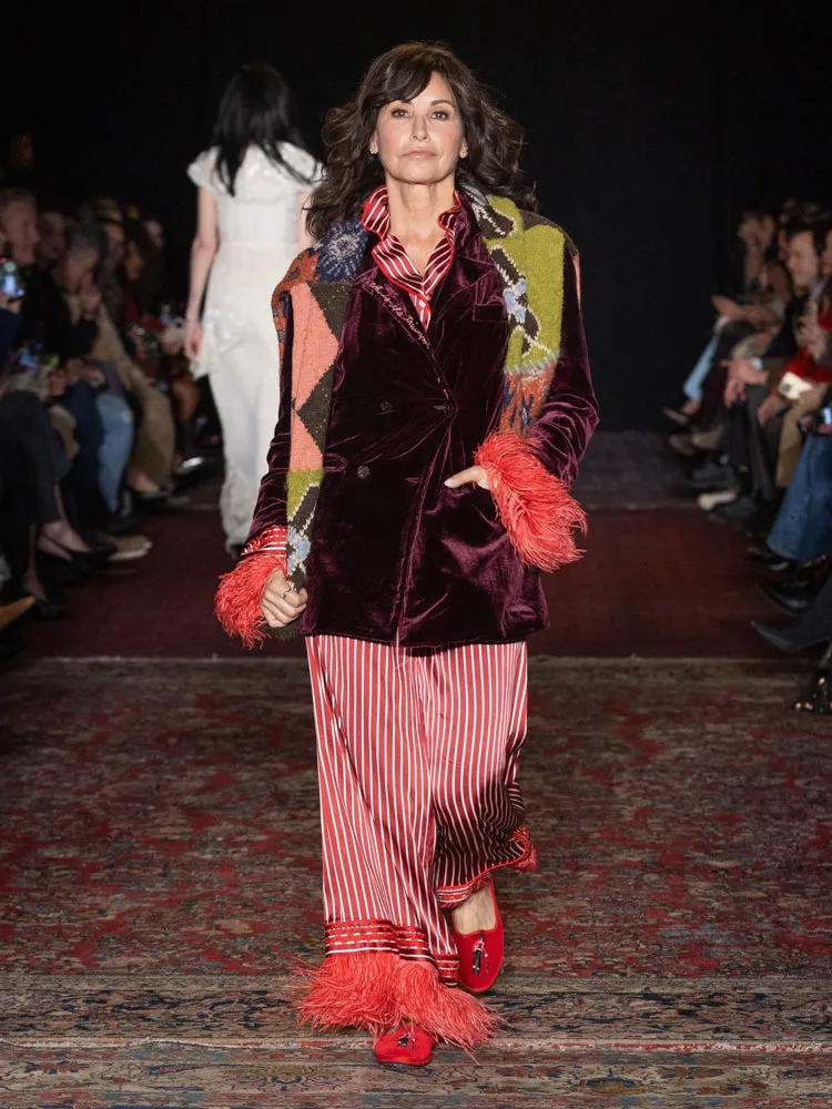 Bowery Silk PJ sold by Lingua Franca NYC product image thumbnail 2