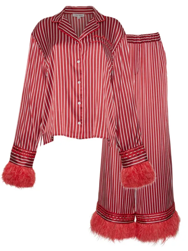 Bowery Silk PJ made by Lingua Franca NYC